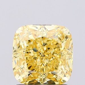 1.53 carat,  colour, VS2 clarity, Cushion shape, Lab Grown Diamond.