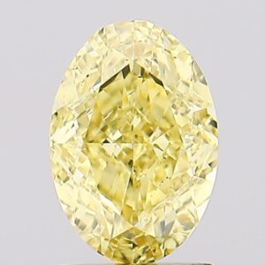 1.47 carat,  colour, SI1 clarity, Oval shape, Lab Grown Diamond.