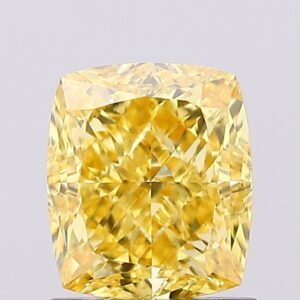 1.24 carat,  colour, VVS2 clarity, Cushion shape, Lab Grown Diamond.