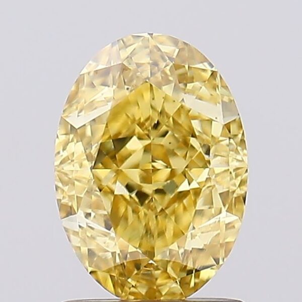 1.55 carat,  colour, VS1 clarity, Oval shape, Lab Grown Diamond.