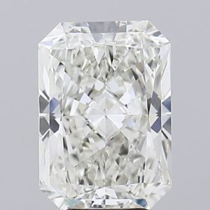 5.86 carat, G colour, VS1 clarity, Radiant shape, Lab Grown Diamond.