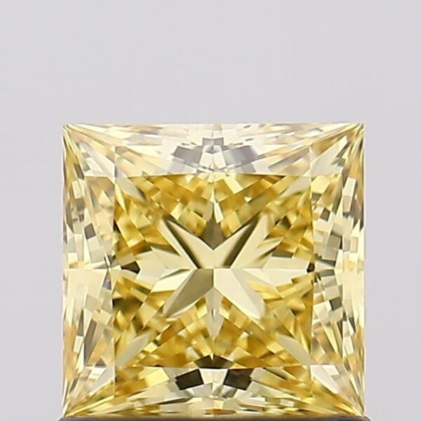 1.01 carat,  colour, VS1 clarity, Princess shape, Lab Grown Diamond.
