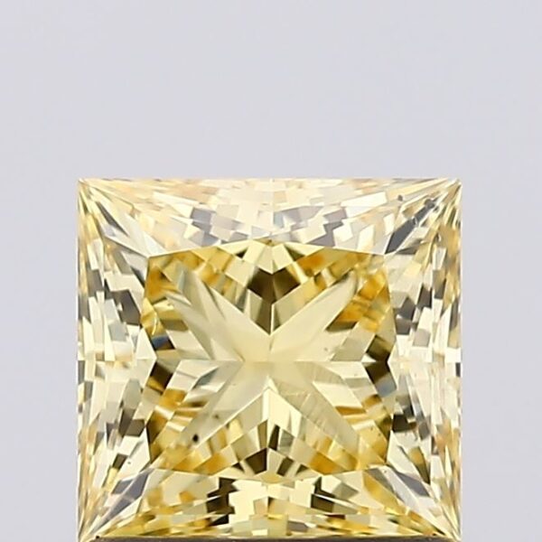 1.11 carat,  colour, VS2 clarity, Princess shape, Lab Grown Diamond.