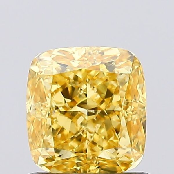 1.06 carat,  colour, SI1 clarity, Cushion shape, Lab Grown Diamond.