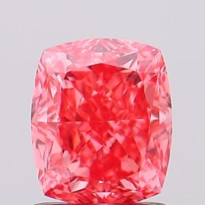 1.54 carat,  colour, VS1 clarity, Cushion shape, Lab Grown Diamond.