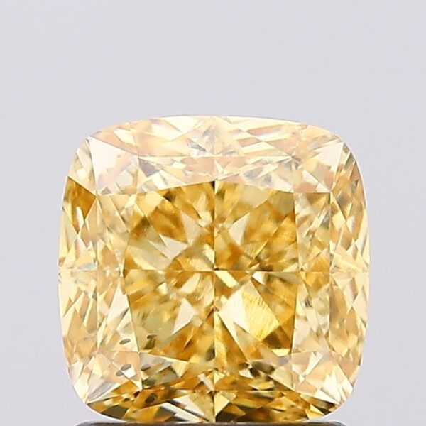 1.5 carat,  colour, VS2 clarity, Cushion shape, Lab Grown Diamond.