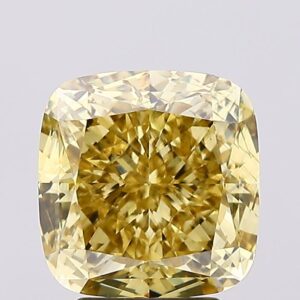 4.01 carat,  colour, SI1 clarity, Cushion shape, Lab Grown Diamond.