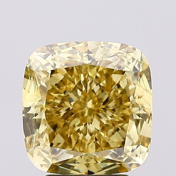 4.01 carat,  colour, SI1 clarity, Cushion shape, Lab Grown Diamond.