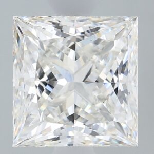 1.61 carat, F colour, VS1 clarity, Princess shape, Lab Grown Diamond.