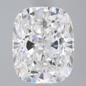 1.68 carat, E colour, VS1 clarity, Cushion shape, Lab Grown Diamond.