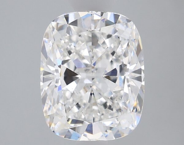 1.68 carat, E colour, VS1 clarity, Cushion shape, Lab Grown Diamond.