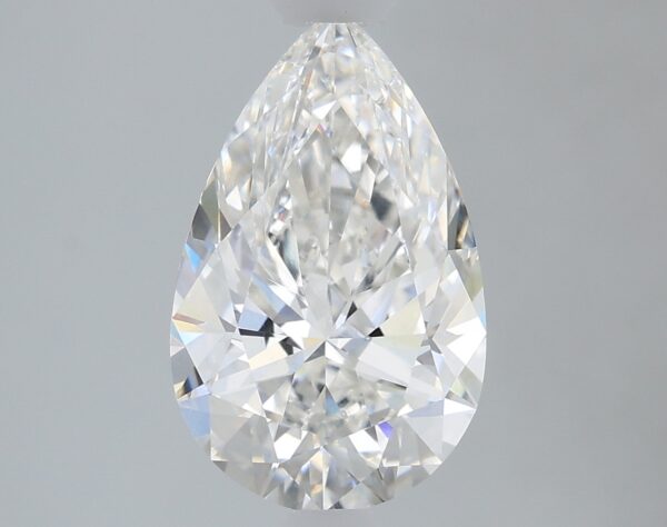 1.64 carat, E colour, VVS2 clarity, Pear shape, Lab Grown Diamond.