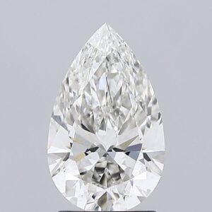 1.72 carat, G colour, VS2 clarity, Pear shape, Lab Grown Diamond.