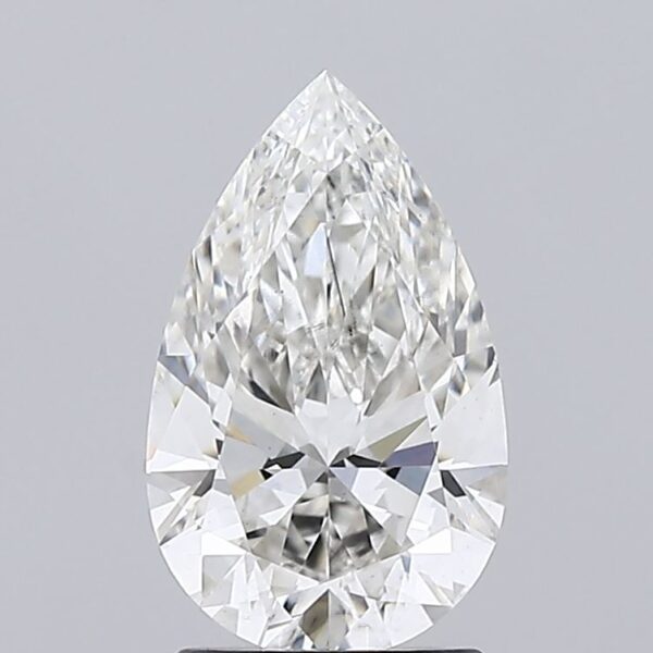 1.72 carat, G colour, VS2 clarity, Pear shape, Lab Grown Diamond.