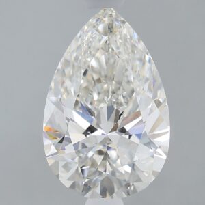 1.69 carat, G colour, VS1 clarity, Pear shape, Lab Grown Diamond.