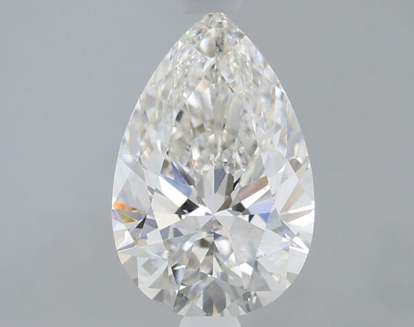 1.69 carat, G colour, VS1 clarity, Pear shape, Lab Grown Diamond.
