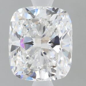 1.63 carat, D colour, VS2 clarity, Cushion shape, Lab Grown Diamond.