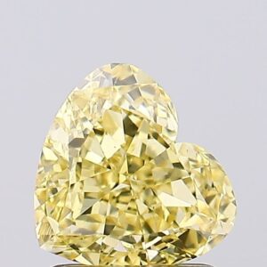 1.33 carat,  colour, VS1 clarity, Heart shape, Lab Grown Diamond.