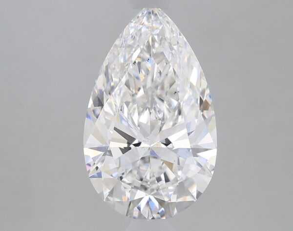 1.65 carat, E colour, VS2 clarity, Pear shape, Lab Grown Diamond.