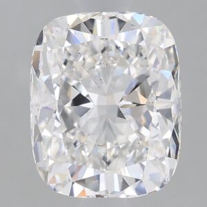 1.64 carat, E colour, VS2 clarity, Cushion shape, Lab Grown Diamond.