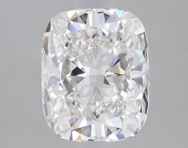 1.64 carat, E colour, VS2 clarity, Cushion shape, Lab Grown Diamond.