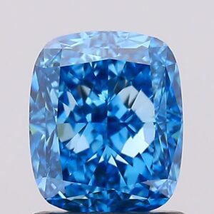1.31 carat,  colour, VS2 clarity, Cushion shape, Lab Grown Diamond.