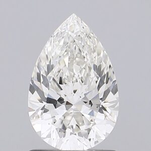 1.13 carat, G colour, VS1 clarity, Pear shape, Lab Grown Diamond.