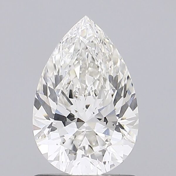 1.13 carat, G colour, VS1 clarity, Pear shape, Lab Grown Diamond.