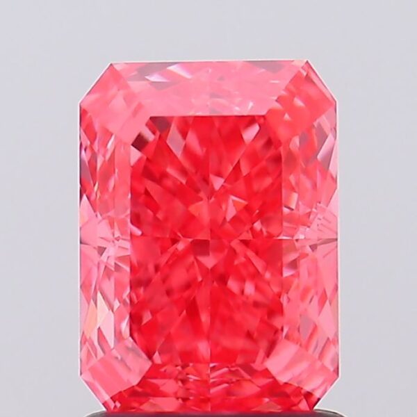 1.63 carat,  colour, VVS2 clarity, Radiant shape, Lab Grown Diamond.
