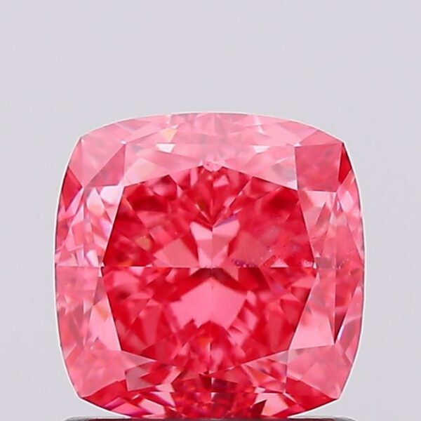 1.3 carat,  colour, VVS2 clarity, Cushion shape, Lab Grown Diamond.