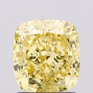 1.74 carat,  colour, VS1 clarity, Cushion shape, Lab Grown Diamond.