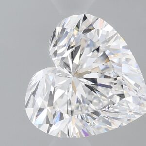1.22 carat, E colour, VVS1 clarity, Heart shape, Lab Grown Diamond.