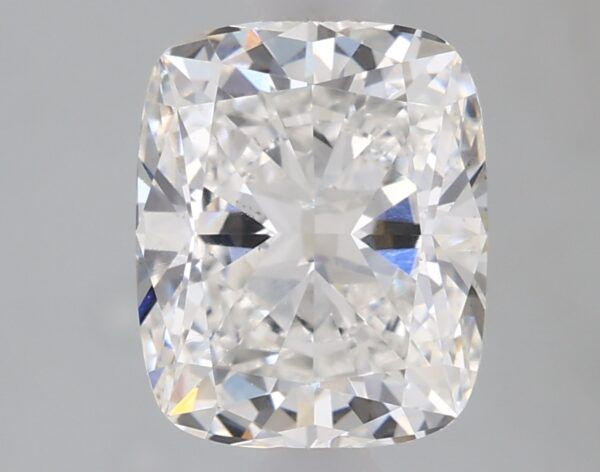 1.67 carat, E colour, VS1 clarity, Cushion shape, Lab Grown Diamond.