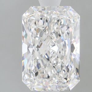 1.63 carat, E colour, VS2 clarity, Radiant shape, Lab Grown Diamond.