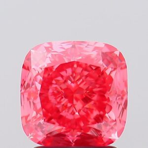 2.26 carat,  colour, VVS2 clarity, Cushion shape, Lab Grown Diamond.