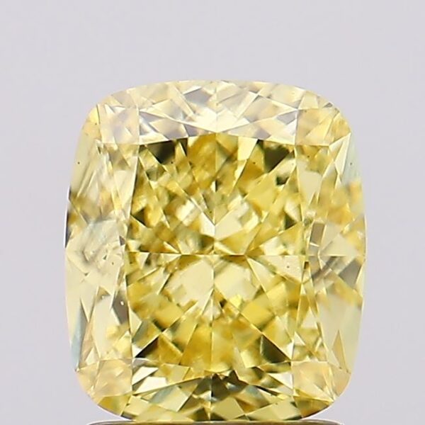 2.1 carat,  colour, VS2 clarity, Cushion shape, Lab Grown Diamond.