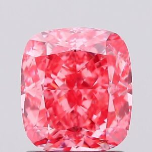 1.53 carat,  colour, SI1 clarity, Cushion shape, Lab Grown Diamond.