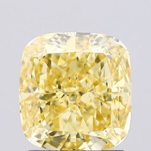 1.54 carat,  colour, VVS2 clarity, Cushion shape, Lab Grown Diamond.