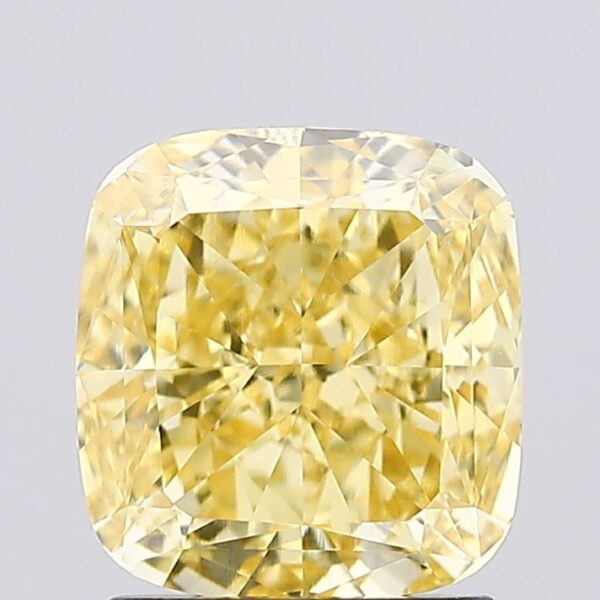 1.54 carat,  colour, VVS2 clarity, Cushion shape, Lab Grown Diamond.