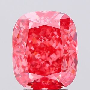 3.38 carat,  colour, VS1 clarity, Cushion shape, Lab Grown Diamond.