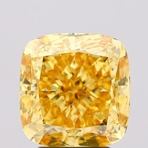 3.67 carat,  colour, VS2 clarity, Cushion shape, Lab Grown Diamond.