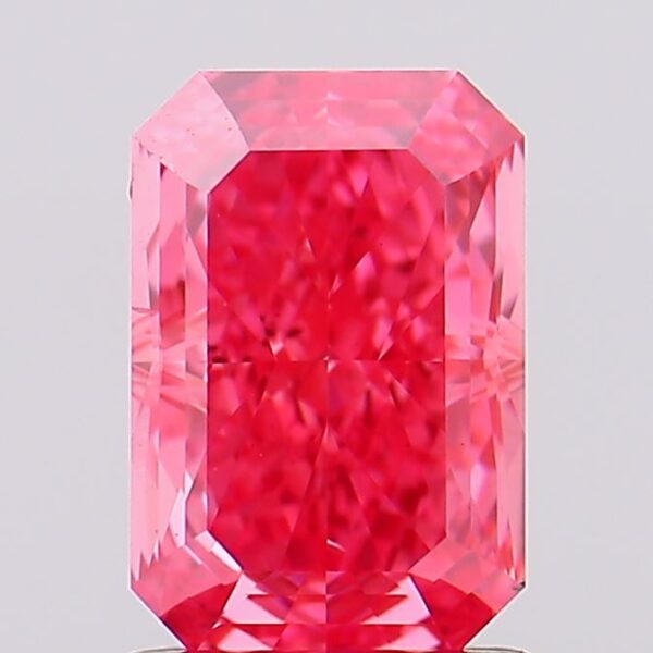 1.55 carat,  colour, VS1 clarity, Radiant shape, Lab Grown Diamond.