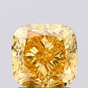 1.73 carat,  colour, VS1 clarity, Cushion shape, Lab Grown Diamond.