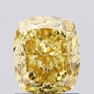 1.27 carat,  colour, VS2 clarity, Cushion shape, Lab Grown Diamond.