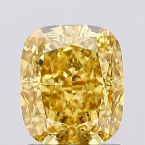 1.51 carat,  colour, VS1 clarity, Cushion shape, Lab Grown Diamond.