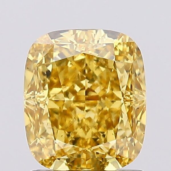 1.51 carat,  colour, VS1 clarity, Cushion shape, Lab Grown Diamond.