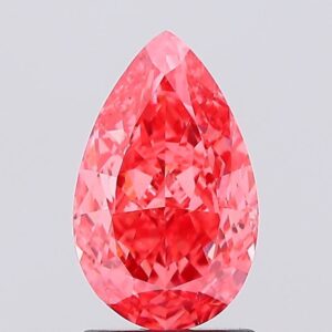 1.81 carat,  colour, VS1 clarity, Pear shape, Lab Grown Diamond.