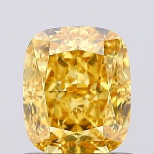 1.16 carat,  colour, VVS2 clarity, Cushion shape, Lab Grown Diamond.