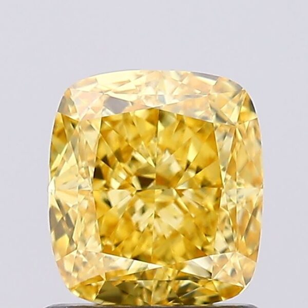 1.18 carat,  colour, VS1 clarity, Cushion shape, Lab Grown Diamond.