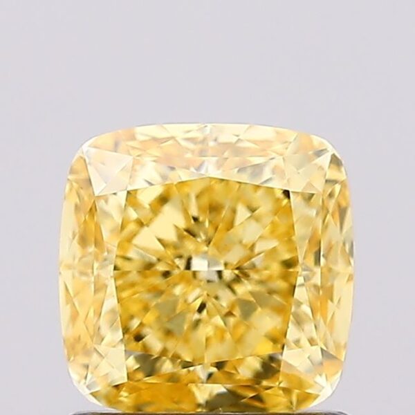 1.17 carat,  colour, VS1 clarity, Cushion shape, Lab Grown Diamond.